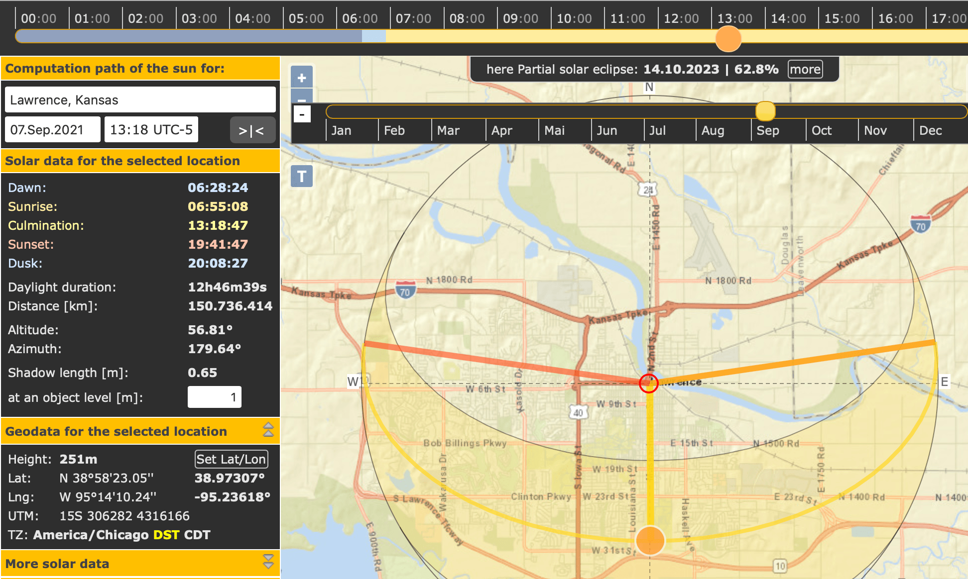 suncalc.org screenshot